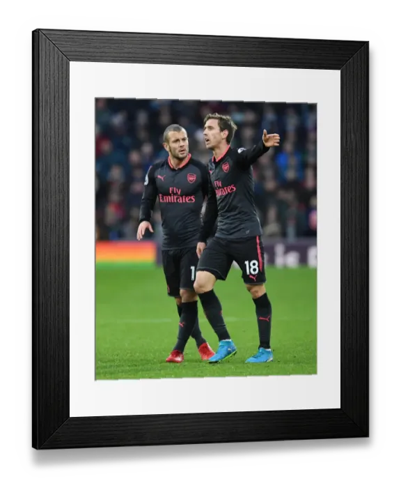 Framed Print : Arsenal's Wilshere and Monreal in Action: Burnley vs Arsenal (2017-18) Framed Print : Arsenal's Wilshere and Monreal in Action: Burnley vs Arsenal (2017-18)