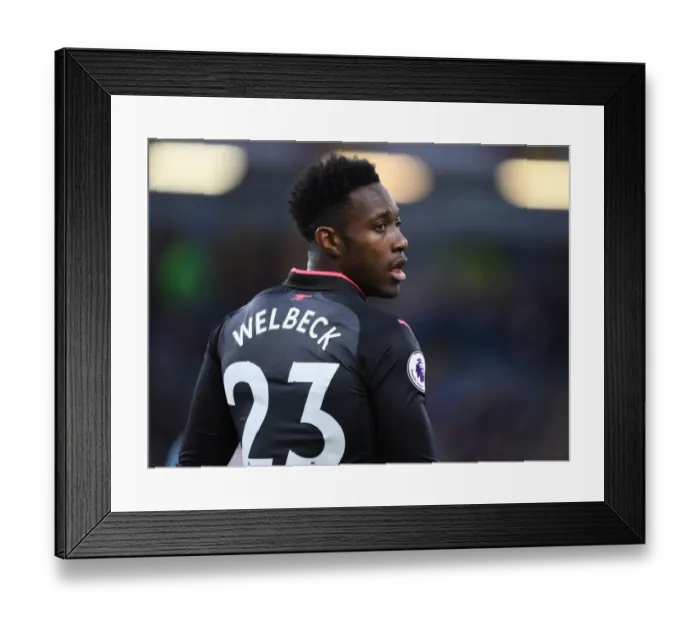 Framed Print : Danny Welbeck in Action: Burnley vs Arsenal, Premier League 2017-18 Framed Print : Danny Welbeck in Action: Burnley vs Arsenal, Premier League 2017-18