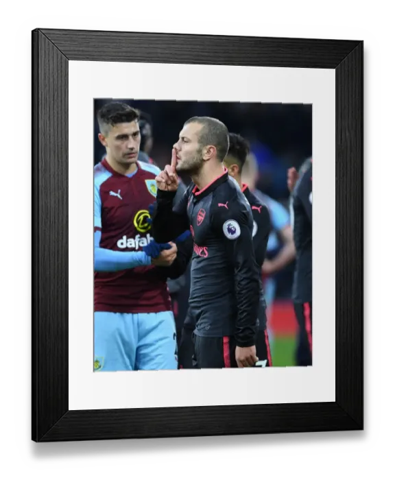 Framed Print : Jack Wilshere: Post-Match Reflections (Burnley vs. Arsenal, 2017-18) Framed Print : Jack Wilshere: Post-Match Reflections (Burnley vs. Arsenal, 2017-18)