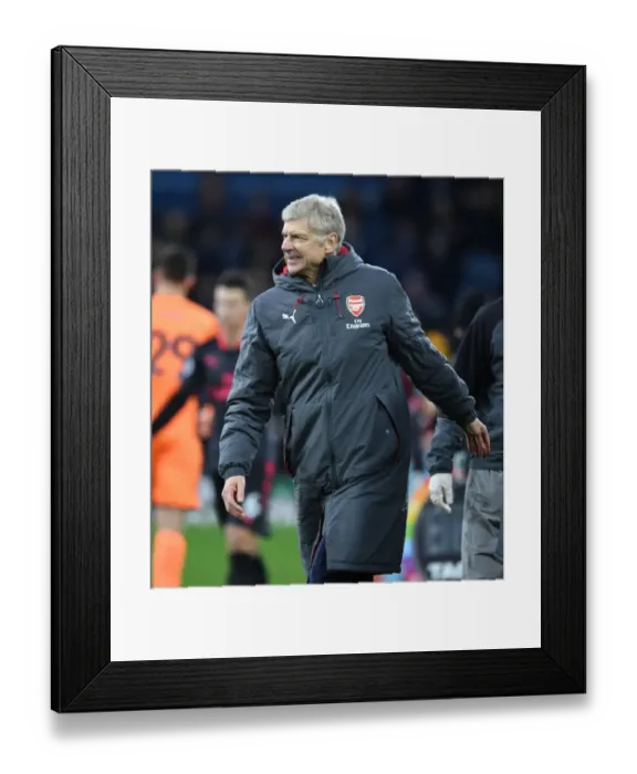 Framed Print : Arsene Wenger: Post-Match Reflections at Burnley (2017-18)