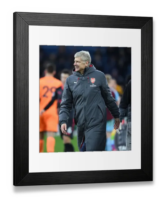 Framed Print : Arsene Wenger: Post-Match Reflection at Burnley (2017-18)