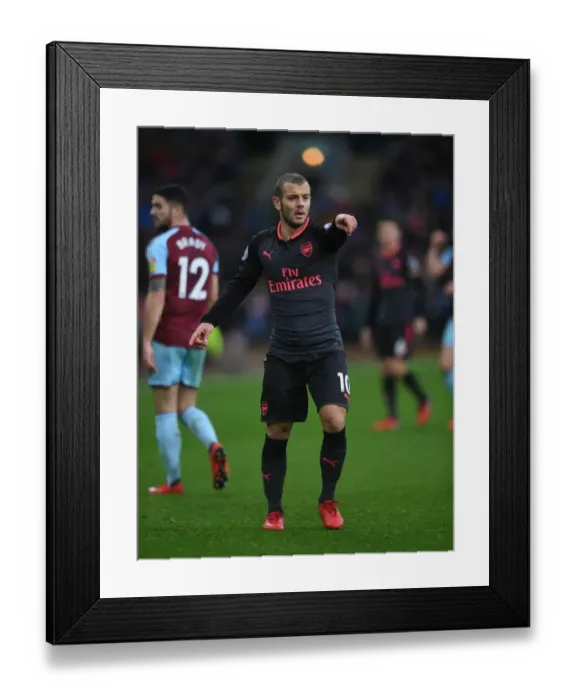 Framed Print : Jack Wilshere in Action: Burnley vs. Arsenal, Premier League 2017-18 Framed Print : Jack Wilshere in Action: Burnley vs. Arsenal, Premier League 2017-18