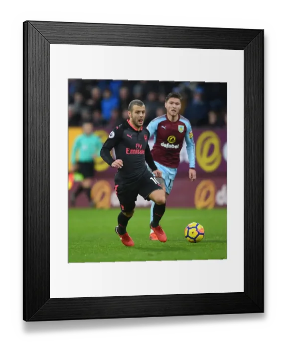 Framed Print : Jack Wilshere in Action: Burnley vs Arsenal, Premier League 2017-18 Framed Print : Jack Wilshere in Action: Burnley vs Arsenal, Premier League 2017-18