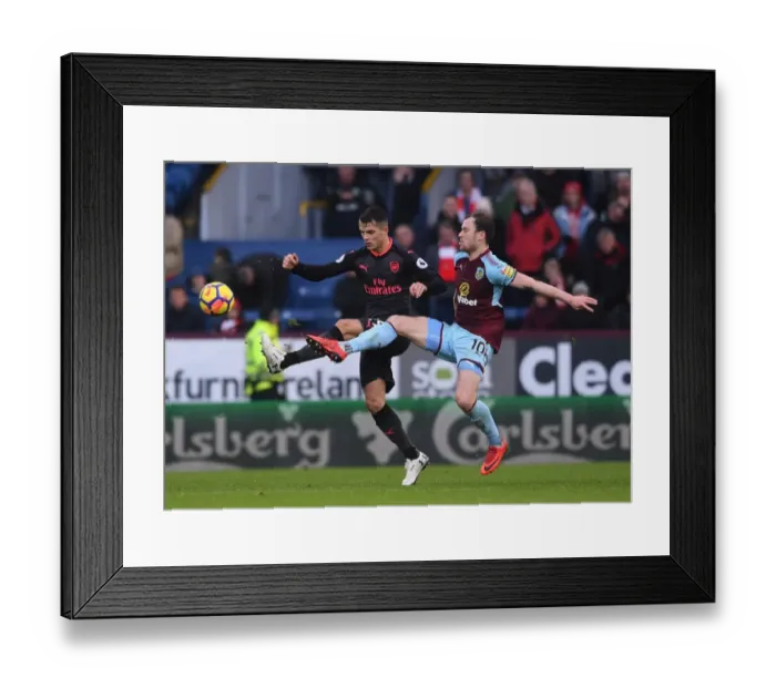 Framed Print : Clash of Titans: Xhaka vs Barnes in Burnley's Battle Against Arsenal Framed Print : Clash of Titans: Xhaka vs Barnes in Burnley's Battle Against Arsenal