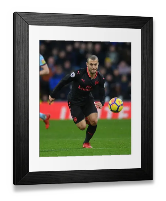 Framed Print : Jack Wilshere in Action: Burnley vs Arsenal, Premier League 2017-18 Framed Print : Jack Wilshere in Action: Burnley vs Arsenal, Premier League 2017-18