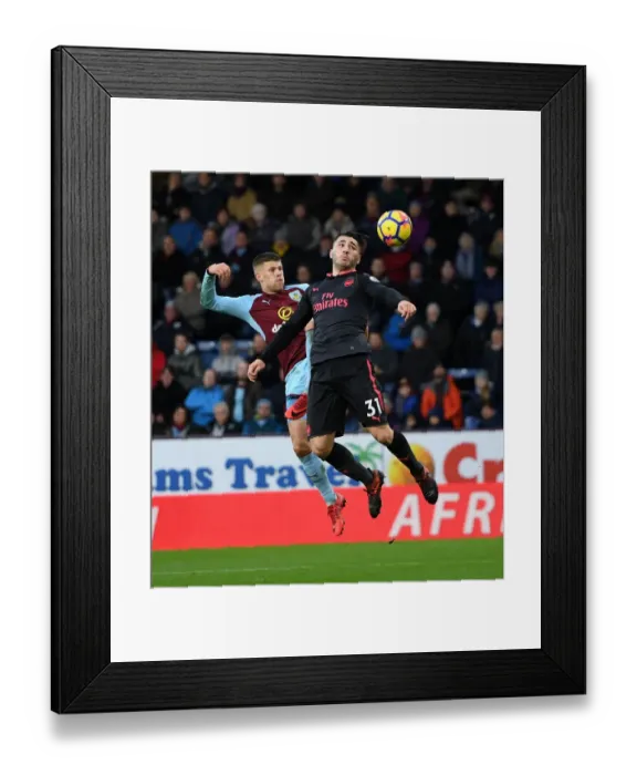 Framed Print : Sead Kolasinac vs. Johann Berg Guamundsson: Intense Battle at Turf Moor - Burnley v Arsenal, Premier League 2017-18 Framed Print : Sead Kolasinac vs. Johann Berg Guamundsson: Intense Battle at Turf Moor - Burnley v Arsenal, Premier League 2017-18