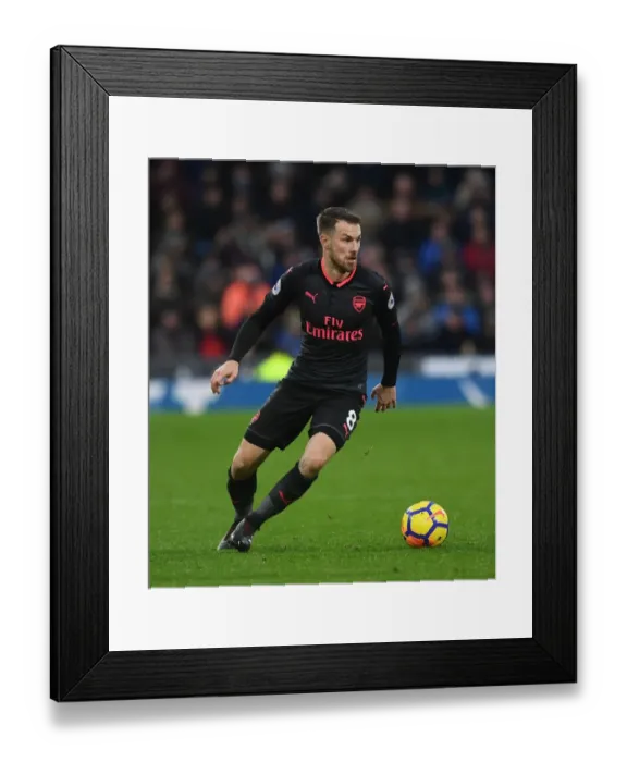 Framed Print : Aaron Ramsey in Action: Burnley vs Arsenal, Premier League 2017-18 Framed Print : Aaron Ramsey in Action: Burnley vs Arsenal, Premier League 2017-18