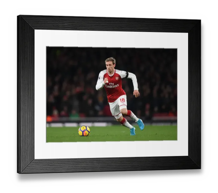 Framed Print : Nacho Monreal in Action: Arsenal vs Huddersfield Town, Premier League 2017-18 Framed Print : Nacho Monreal in Action: Arsenal vs Huddersfield Town, Premier League 2017-18
