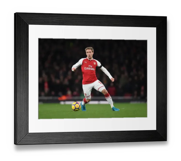 Framed Print : Nacho Monreal in Action: Arsenal vs Huddersfield Town, Premier League 2017-18 Framed Print : Nacho Monreal in Action: Arsenal vs Huddersfield Town, Premier League 2017-18