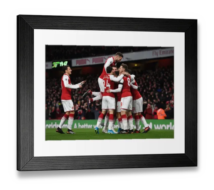 Framed Print : Alexandre Lacazette Scores First Goal: Arsenal vs. Huddersfield Town, Premier League 2017-18 Framed Print : Alexandre Lacazette Scores First Goal: Arsenal vs. Huddersfield Town, Premier League 2017-18