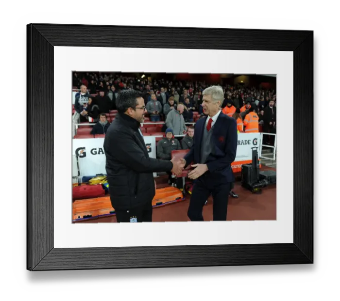 Framed Print : Arsene Wenger and David Wagner: A Pre-Match Encounter at Arsenal's Emirates Stadium (2017-18) Framed Print : Arsene Wenger and David Wagner: A Pre-Match Encounter at Arsenal's Emirates Stadium (2017-18)