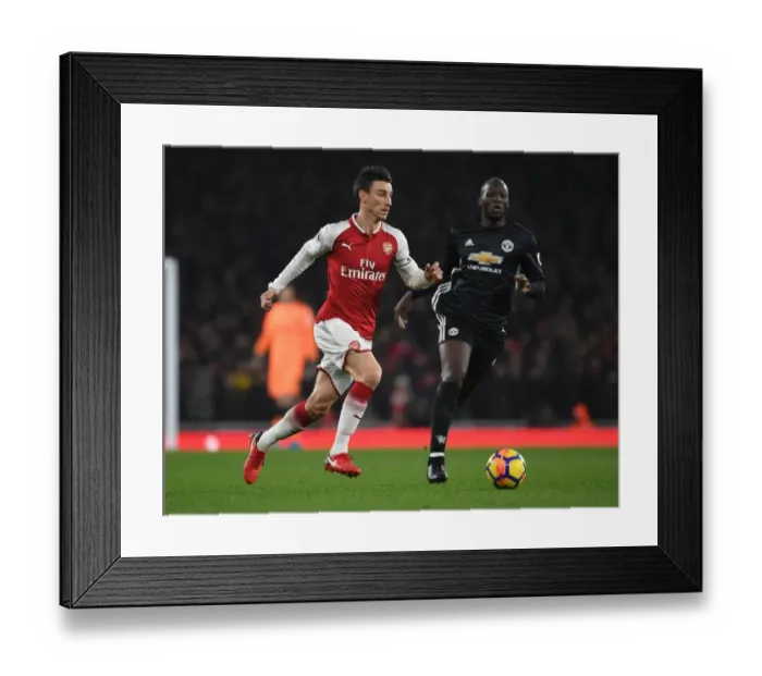 Framed Print : Koscielny vs Lukaku: Battle at the Emirates - Arsenal vs Manchester United, Premier League 2017-18 Framed Print : Koscielny vs Lukaku: Battle at the Emirates - Arsenal vs Manchester United, Premier League 2017-18