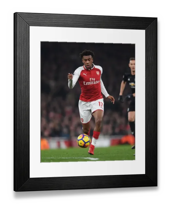 Framed Print : Alex Iwobi in Action: Arsenal vs Manchester United, Premier League 2017-18 Framed Print : Alex Iwobi in Action: Arsenal vs Manchester United, Premier League 2017-18