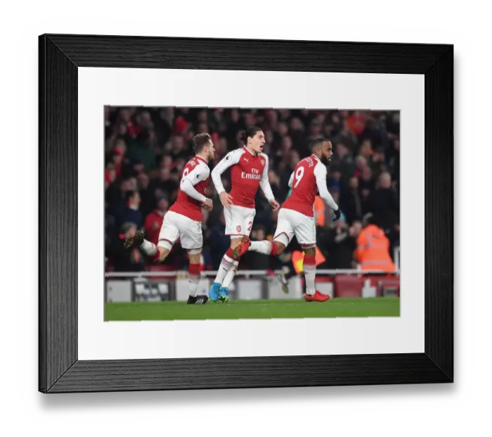 Framed Print : Alexandre Lacazette Scores the Winner: Arsenal vs Manchester United, Premier League 2017-18 Framed Print : Alexandre Lacazette Scores the Winner: Arsenal vs Manchester United, Premier League 2017-18
