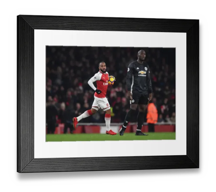 Framed Print : Alexandre Lacazette's Thrilling Winner: Arsenal vs Manchester United, Premier League 2017-18 Framed Print : Alexandre Lacazette's Thrilling Winner: Arsenal vs Manchester United, Premier League 2017-18