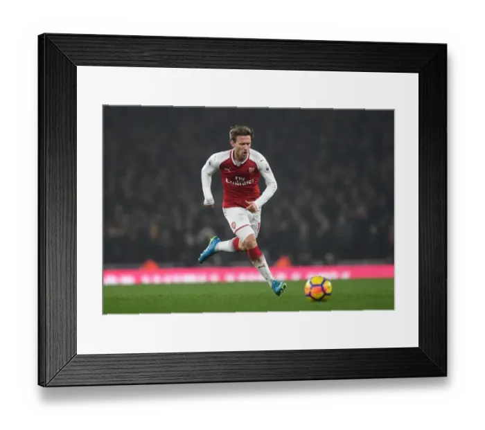 Framed Print : Nacho Monreal in Action: Arsenal vs Manchester United, Premier League 2017-18 Framed Print : Nacho Monreal in Action: Arsenal vs Manchester United, Premier League 2017-18