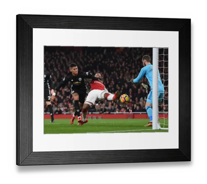 Framed Print : Lacazette Fouls by Rojo: Intense Moment from Arsenal vs Manchester United (2017-18) Framed Print : Lacazette Fouls by Rojo: Intense Moment from Arsenal vs Manchester United (2017-18)