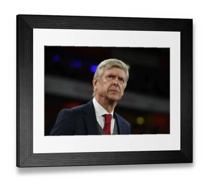 Framed Print : Arsene Wenger's Intense Focus: Arsenal vs Manchester United, Premier League 2017-18 Framed Print : Arsene Wenger's Intense Focus: Arsenal vs Manchester United, Premier League 2017-18