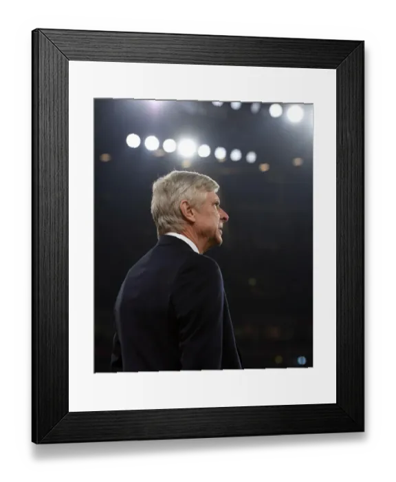 Framed Print : Arsene Wenger's Unwavering Focus: Arsenal vs Manchester United, Premier League 2017-18 Framed Print : Arsene Wenger's Unwavering Focus: Arsenal vs Manchester United, Premier League 2017-18