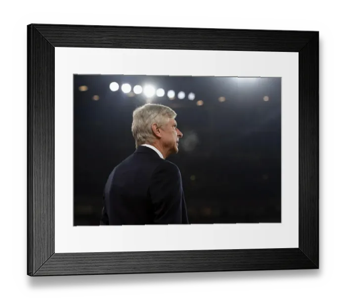Framed Print : Arsene Wenger's Unwavering Focus: Arsenal vs Manchester United, Premier League 2017-18 - Arsene Wenger before the Clash Framed Print : Arsene Wenger's Unwavering Focus: Arsenal vs Manchester United, Premier League 2017-18 - Arsene Wenger before the Clash