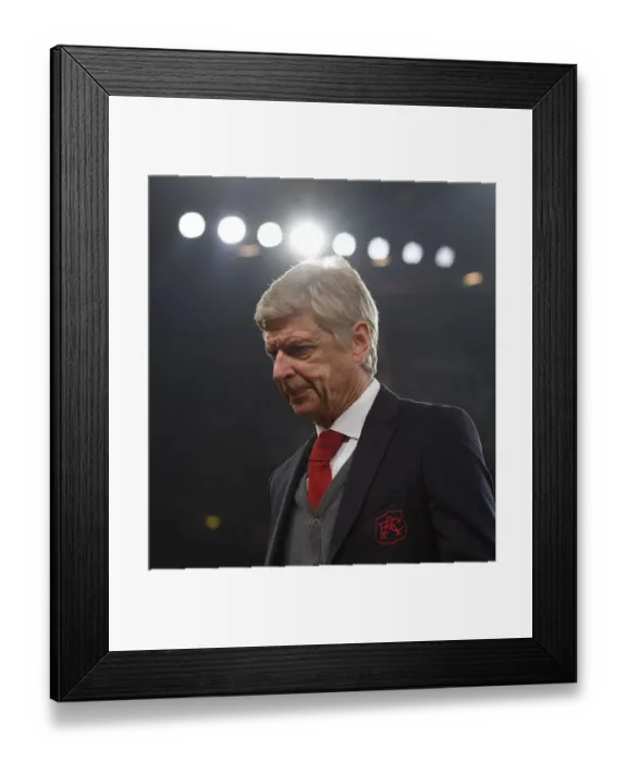 Framed Print : Arsene Wenger: Arsenal vs Manchester United, Premier League 2017-18 Framed Print : Arsene Wenger: Arsenal vs Manchester United, Premier League 2017-18