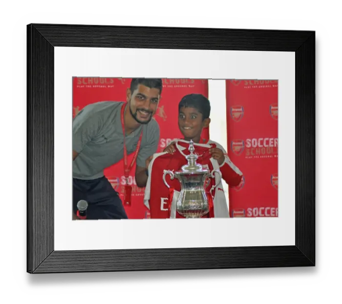 Framed Print : Arsenal Soccer Schools: Unforgettable Residential Week 2 at Arsenal Football Club