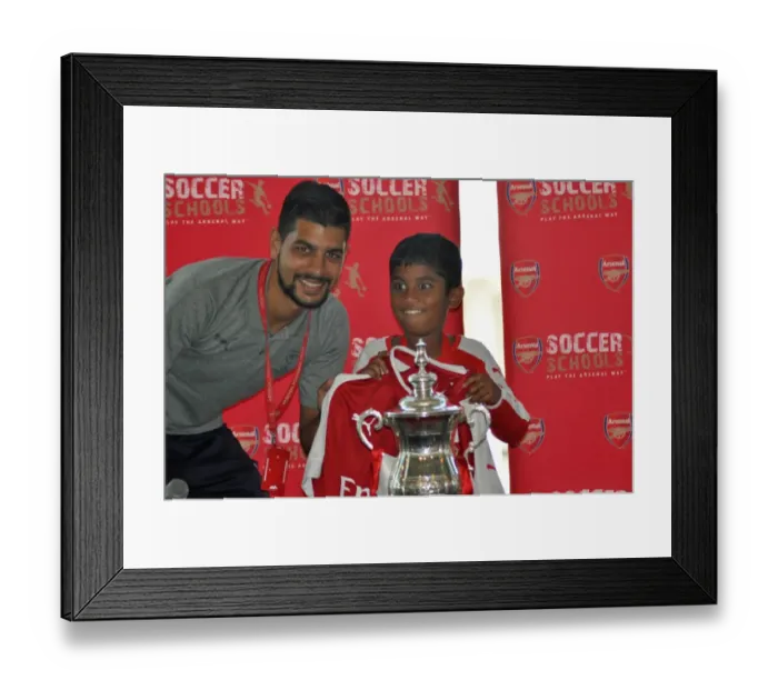 Framed Print : Arsenal Soccer Schools: Unforgettable Residential Week 2 Experience at Arsenal Football Club