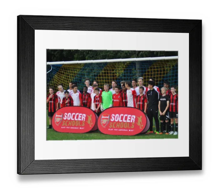 Framed Print : Arsenal Soccer Schools: Unforgettable Residential Week 2 at Arsenal Football Club