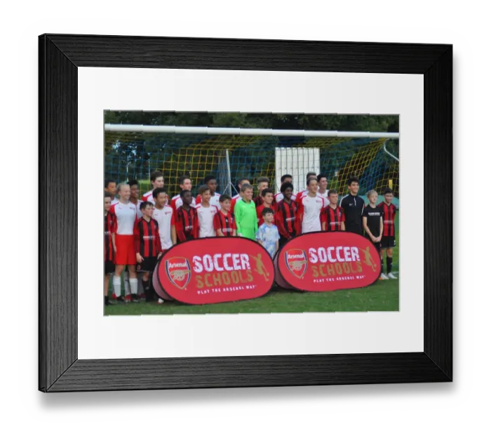 Framed Print : Arsenal Soccer Schools: Unforgettable Residential Week 2 at Arsenal Football Club Framed Print : Arsenal Soccer Schools: Unforgettable Residential Week 2 at Arsenal Football Club