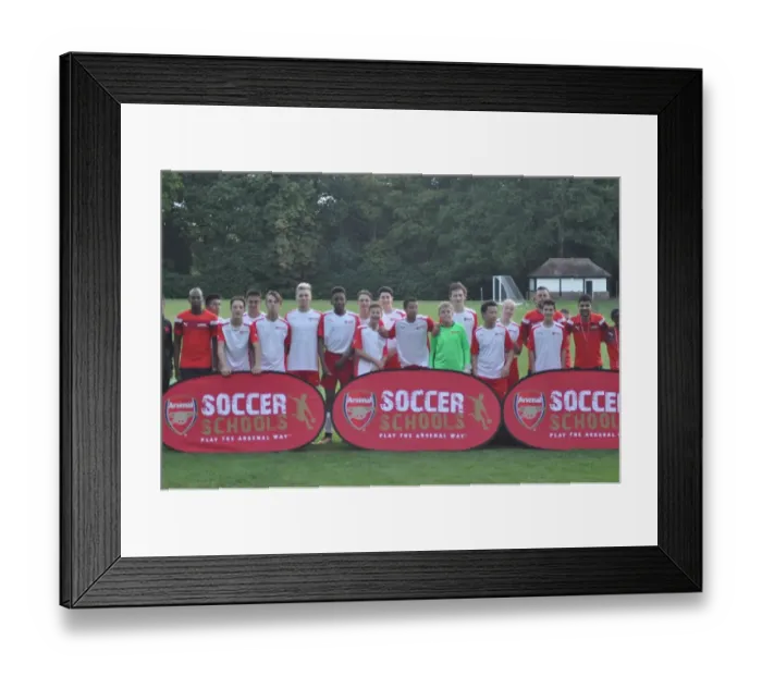 Framed Print : Arsenal Soccer Schools: Unforgettable Residential Week 2 Experience Framed Print : Arsenal Soccer Schools: Unforgettable Residential Week 2 Experience