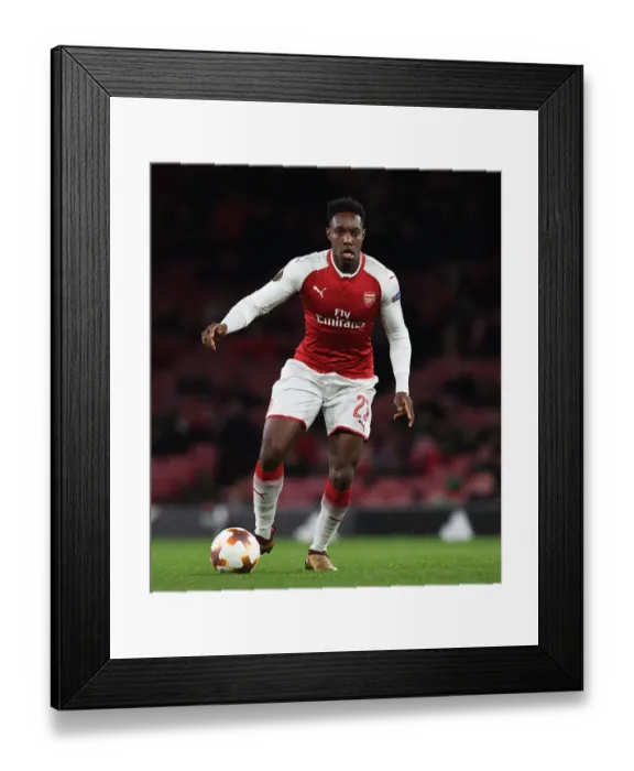 Framed Print : Danny Welbeck in Action: Arsenal vs BATE Borisov, UEFA Europa League 2017-18 Framed Print : Danny Welbeck in Action: Arsenal vs BATE Borisov, UEFA Europa League 2017-18