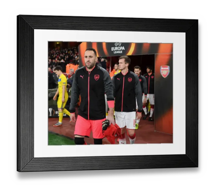 Framed Print : Arsenal's David Ospina Prepares for BATE Borisov Clash in Europa League Framed Print : Arsenal's David Ospina Prepares for BATE Borisov Clash in Europa League
