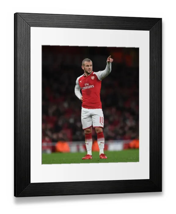 Framed Print : Jack Wilshere in Action: Arsenal vs BATE Borisov, UEFA Europa League 2017-18 Framed Print : Jack Wilshere in Action: Arsenal vs BATE Borisov, UEFA Europa League 2017-18