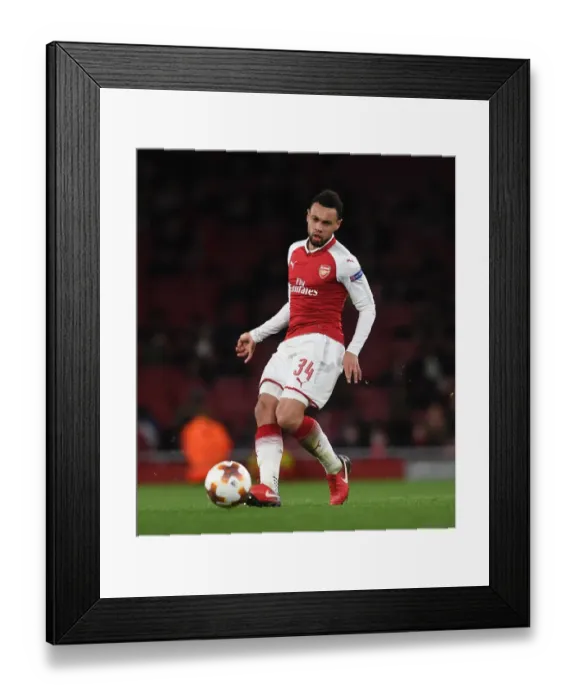 Framed Print : Francis Coquelin in Action: Arsenal vs BATE Borisov, UEFA Europa League 2017-18 Framed Print : Francis Coquelin in Action: Arsenal vs BATE Borisov, UEFA Europa League 2017-18