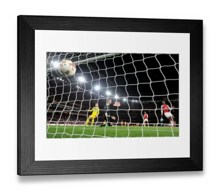 Framed Print : Denis Polyakov's Own Goal Seals Arsenal's Victory over BATE Borisov in Europa League