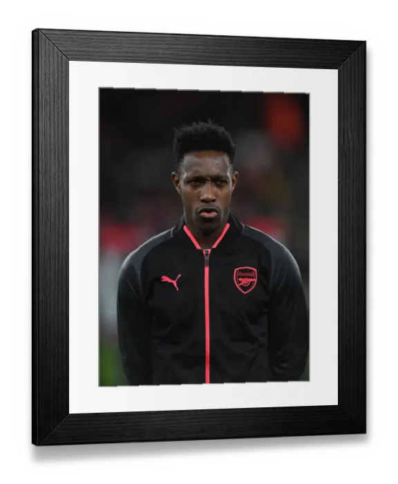 Framed Print : Danny Welbeck Readies for Arsenal's Europa League Clash Against BATE Borisov