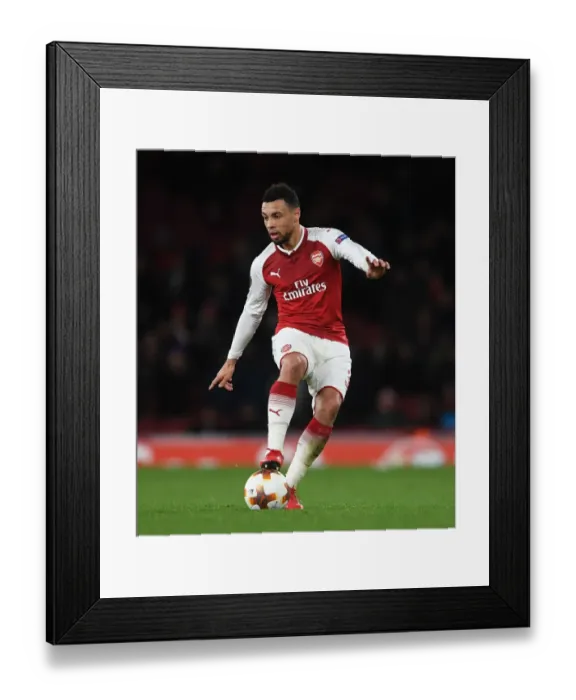 Framed Print : Francis Coquelin in Action: Arsenal vs BATE Borisov, UEFA Europa League 2017-18 Framed Print : Francis Coquelin in Action: Arsenal vs BATE Borisov, UEFA Europa League 2017-18
