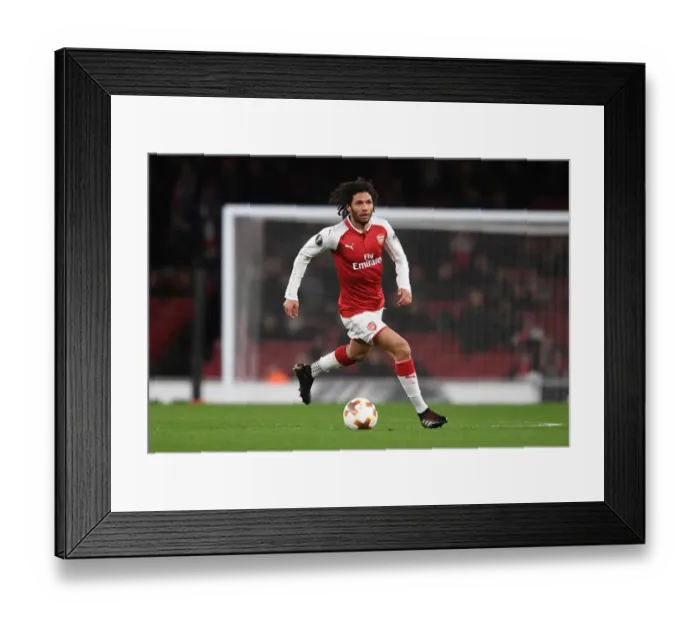 Framed Print : Mohamed Elneny in Action for Arsenal against BATE Borisov - UEFA Europa League 2017-18 Framed Print : Mohamed Elneny in Action for Arsenal against BATE Borisov - UEFA Europa League 2017-18