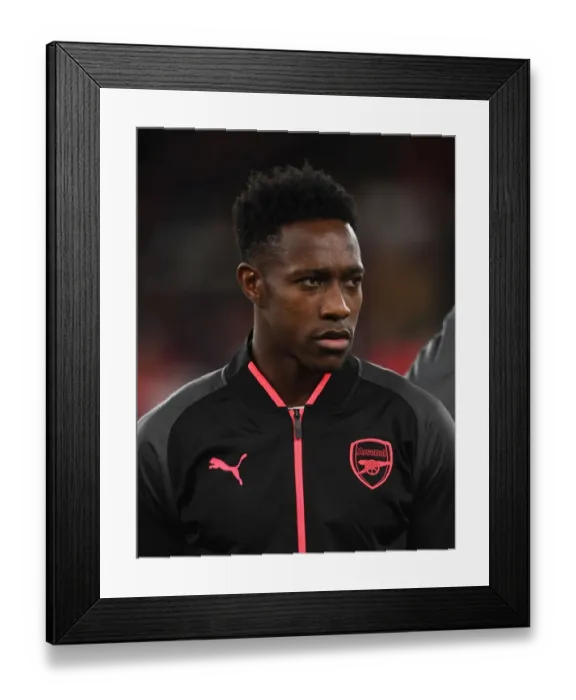 Framed Print : Danny Welbeck Readies for Europa League Battle: Arsenal vs. BATE Borisov