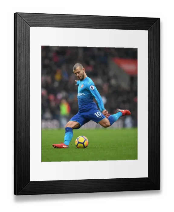 Framed Print : Jack Wilshere in Action: Southampton vs Arsenal, Premier League 2017-18 Framed Print : Jack Wilshere in Action: Southampton vs Arsenal, Premier League 2017-18