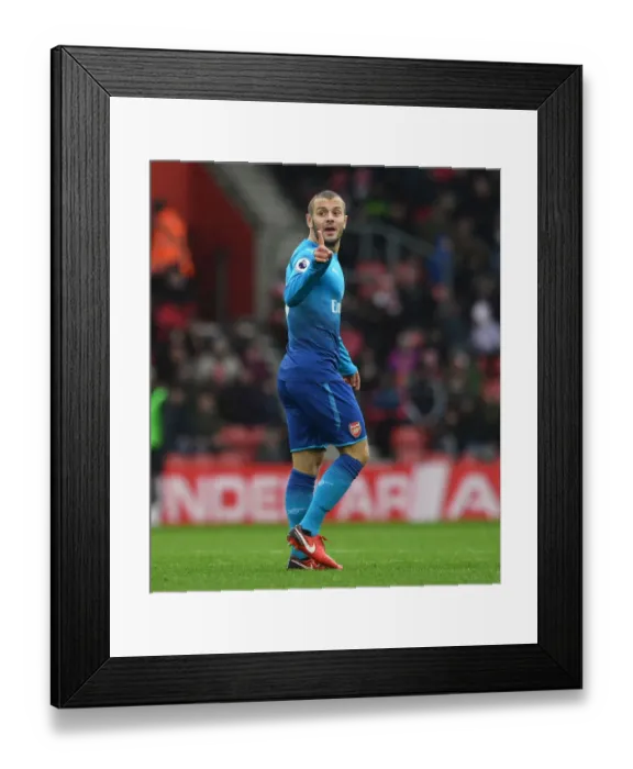 Framed Print : Jack Wilshere in Action: Southampton vs Arsenal, Premier League 2017-18 Framed Print : Jack Wilshere in Action: Southampton vs Arsenal, Premier League 2017-18