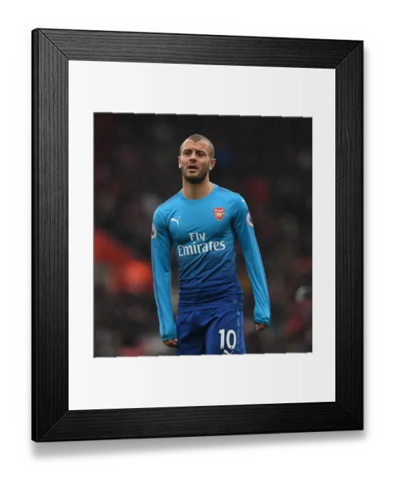 Framed Print : Jack Wilshere in Action: Southampton vs. Arsenal, Premier League 2017-18 Framed Print : Jack Wilshere in Action: Southampton vs. Arsenal, Premier League 2017-18