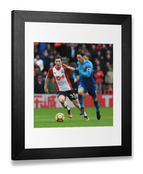 Framed Print : Ramsey vs Hojbjerg: Battle in the Premier League - Southampton vs Arsenal (2017-18) Framed Print : Ramsey vs Hojbjerg: Battle in the Premier League - Southampton vs Arsenal (2017-18)