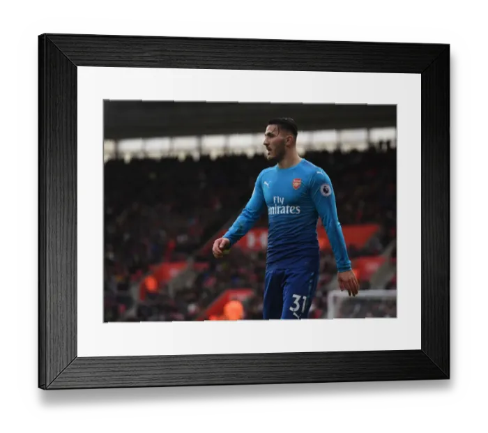 Framed Print : Sead Kolasinac in Action: Southampton vs Arsenal, Premier League 2017-18 Framed Print : Sead Kolasinac in Action: Southampton vs Arsenal, Premier League 2017-18