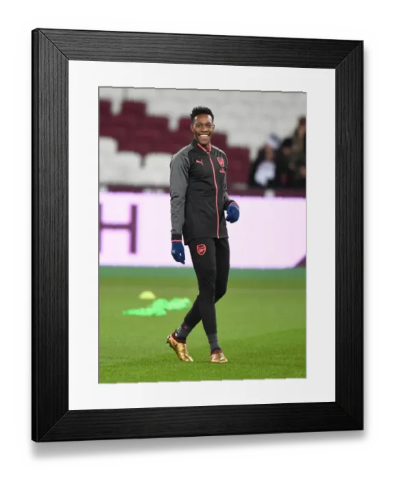 Framed Print : Danny Welbeck: Arsenal's Ready Ranger for West Ham Clash (2017-18)