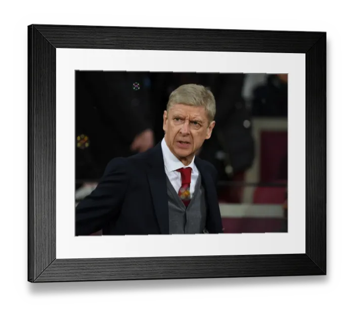 Framed Print : Arsene Wenger at West Ham United vs Arsenal, Premier League 2017-18 Framed Print : Arsene Wenger at West Ham United vs Arsenal, Premier League 2017-18