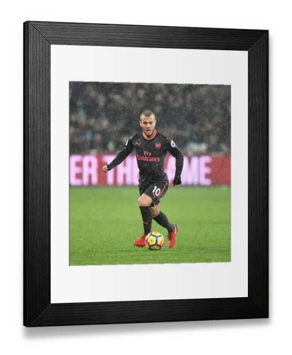 Framed Print : Jack Wilshere: A Former Gunner's Return to the Emirates - West Ham United vs Arsenal, Premier League 2017 Framed Print : Jack Wilshere: A Former Gunner's Return to the Emirates - West Ham United vs Arsenal, Premier League 2017