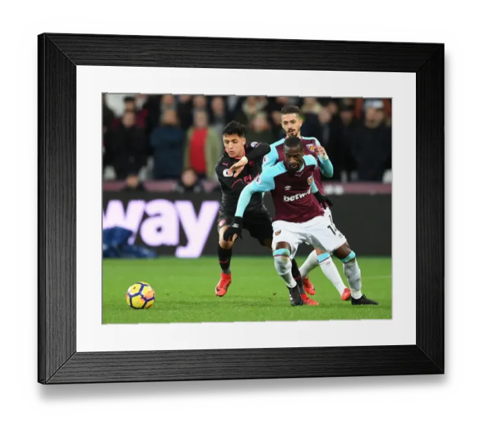 Framed Print : Alexis Sanchez Outmaneuvers Pedro Obiang: A Premier League Showdown Framed Print : Alexis Sanchez Outmaneuvers Pedro Obiang: A Premier League Showdown