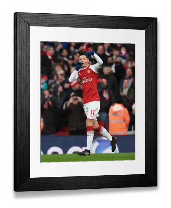 Framed Print : Mesut Ozil's Game-Winning Goal: Arsenal Triumphs Over Newcastle United, Premier League 2017-18 Framed Print : Mesut Ozil's Game-Winning Goal: Arsenal Triumphs Over Newcastle United, Premier League 2017-18