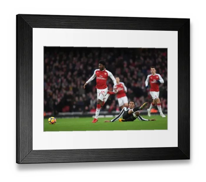 Framed Print : Maitland-Niles vs. Hayden: A Midfield Battle at the Emirates Framed Print : Maitland-Niles vs. Hayden: A Midfield Battle at the Emirates